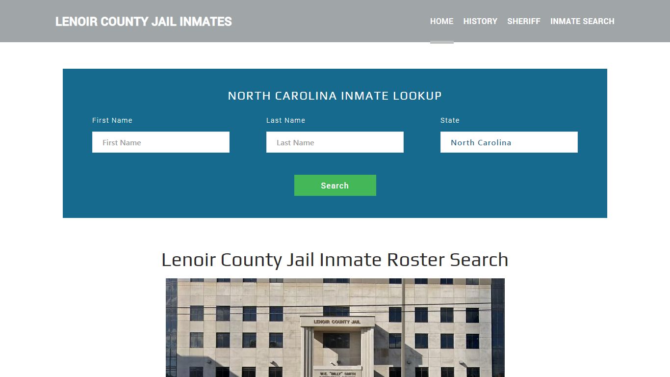 Lenoir County Jail Inmate Roster Lookup, Kinston, NC